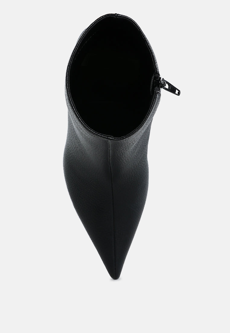 pointed toe ankle boots by mode#color_black