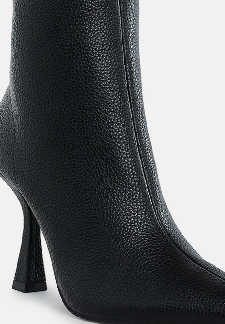 pointed toe ankle boots by mode#color_black
