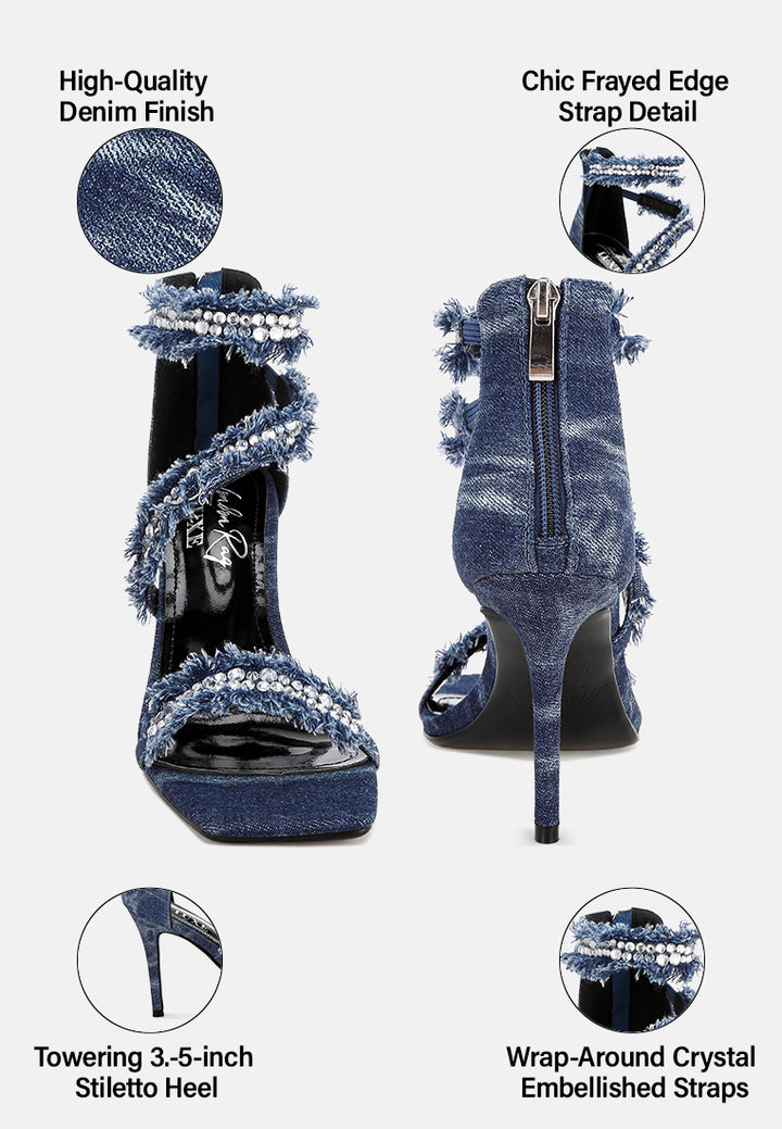 nolita diamante embellished denim stiletto heels#color_denim