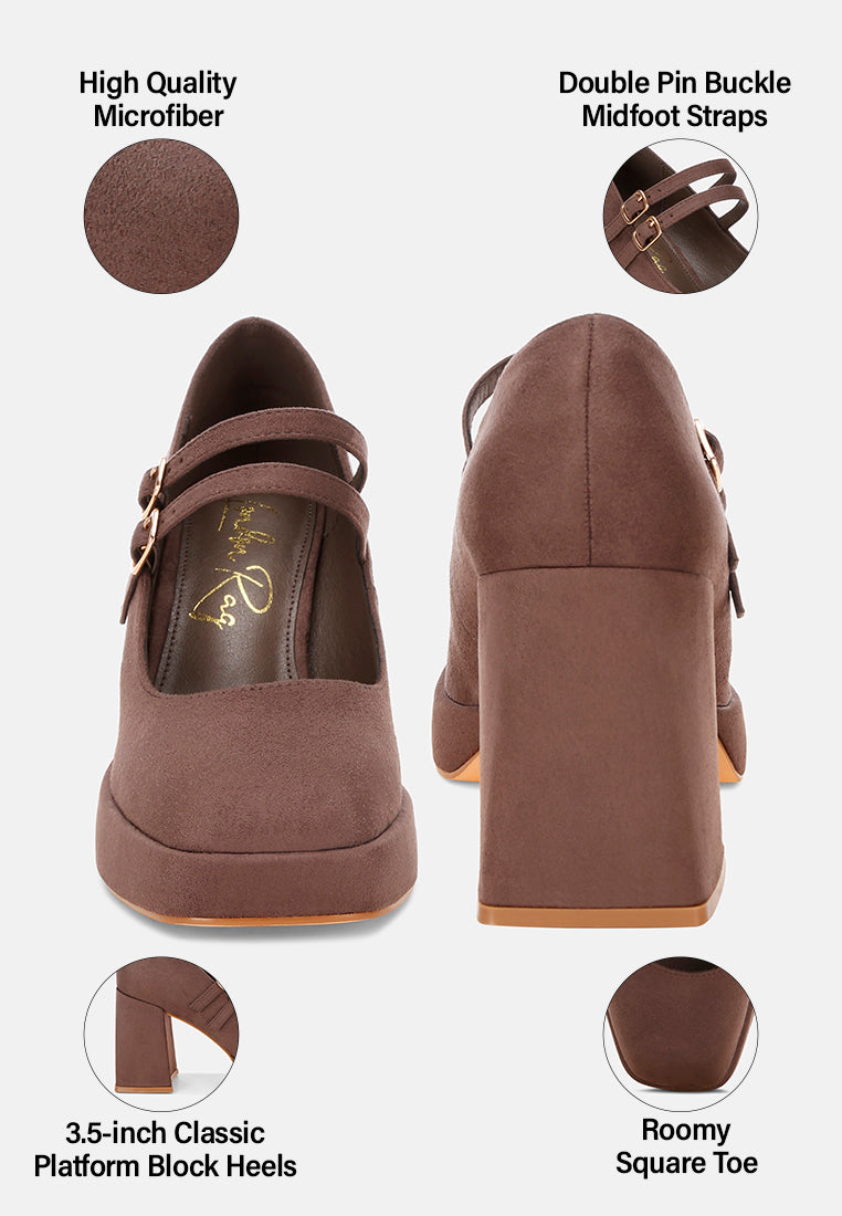 cabota dual buckle chunky heel sandals#color_taupe-suede
