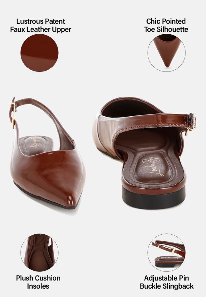 temptest pointed toe buckle sandals#color_dk-brown-patent