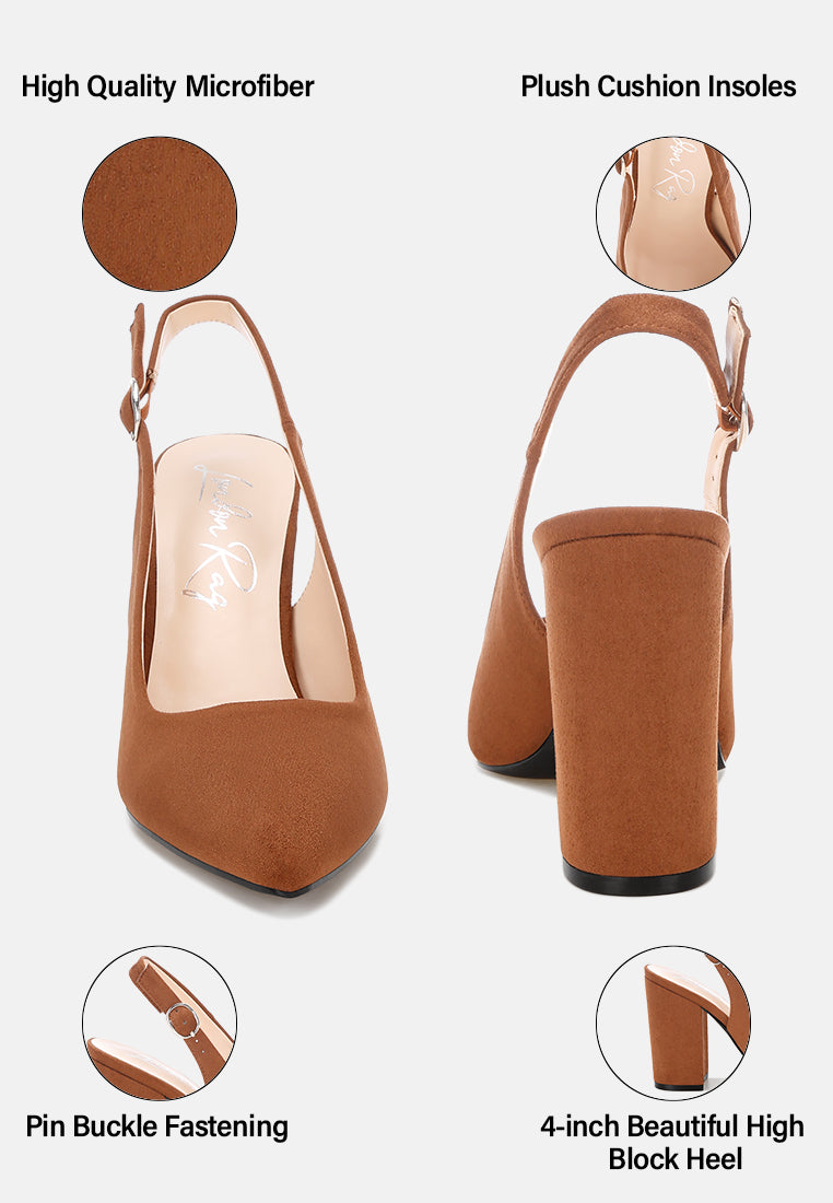 omaga pin buckle slingback heels#color_brown-suede