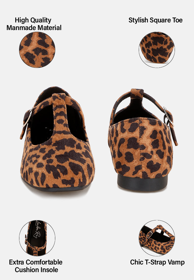 velsna pin buckle ballet flats#color_leopard-suede