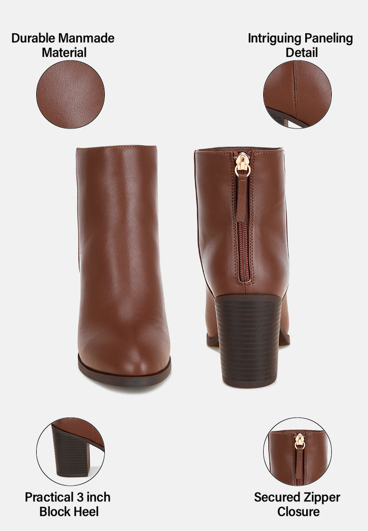 Dasna High Block Heel Boots#color_brown-smooth