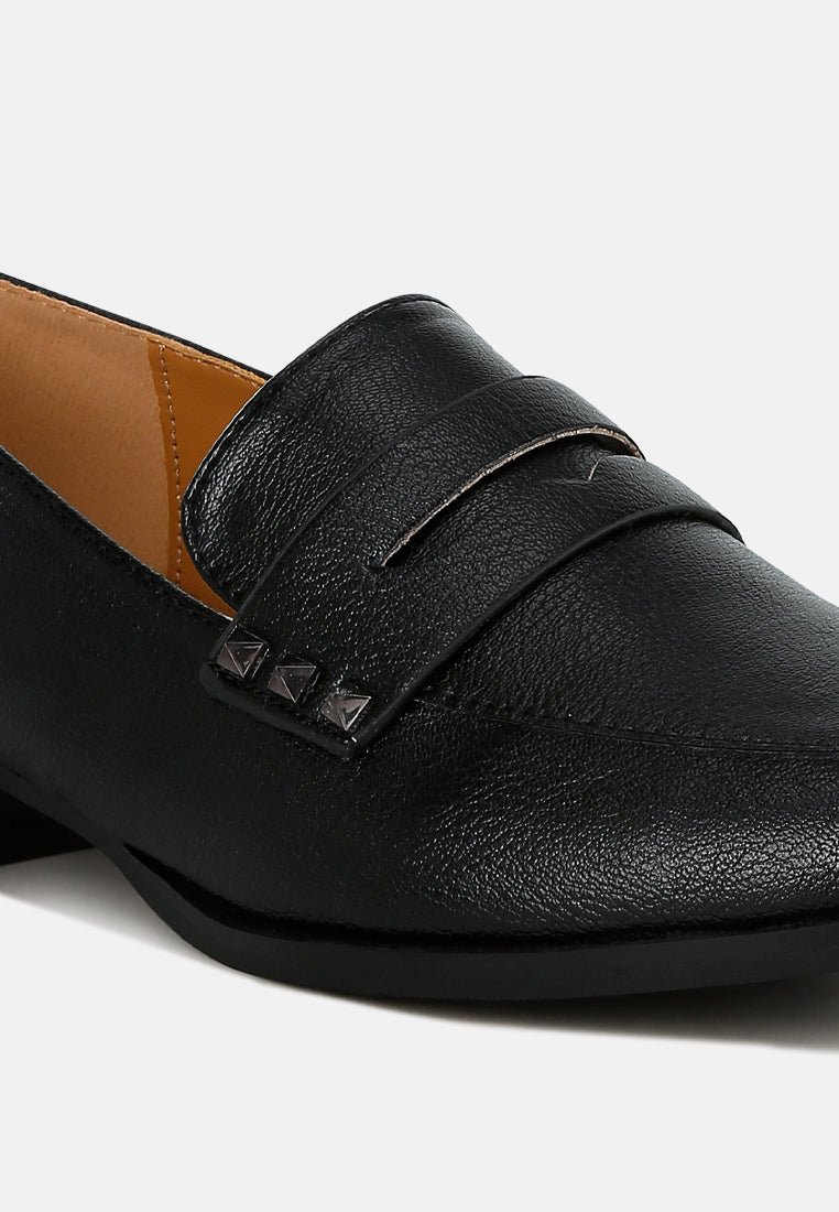 mocasines potania con tira penny metalizada
#color_black