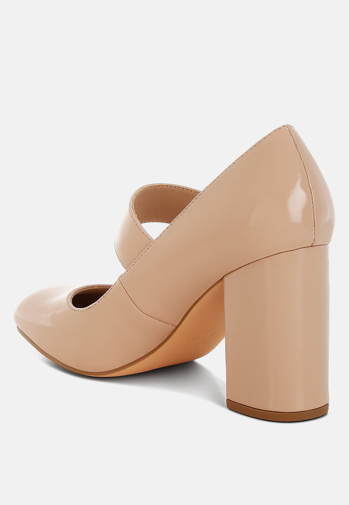 block heel mary jane sandals by mode#color_beige
