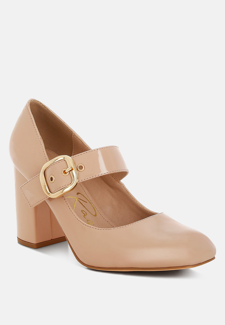 block heel mary jane sandals by mode#color_beige