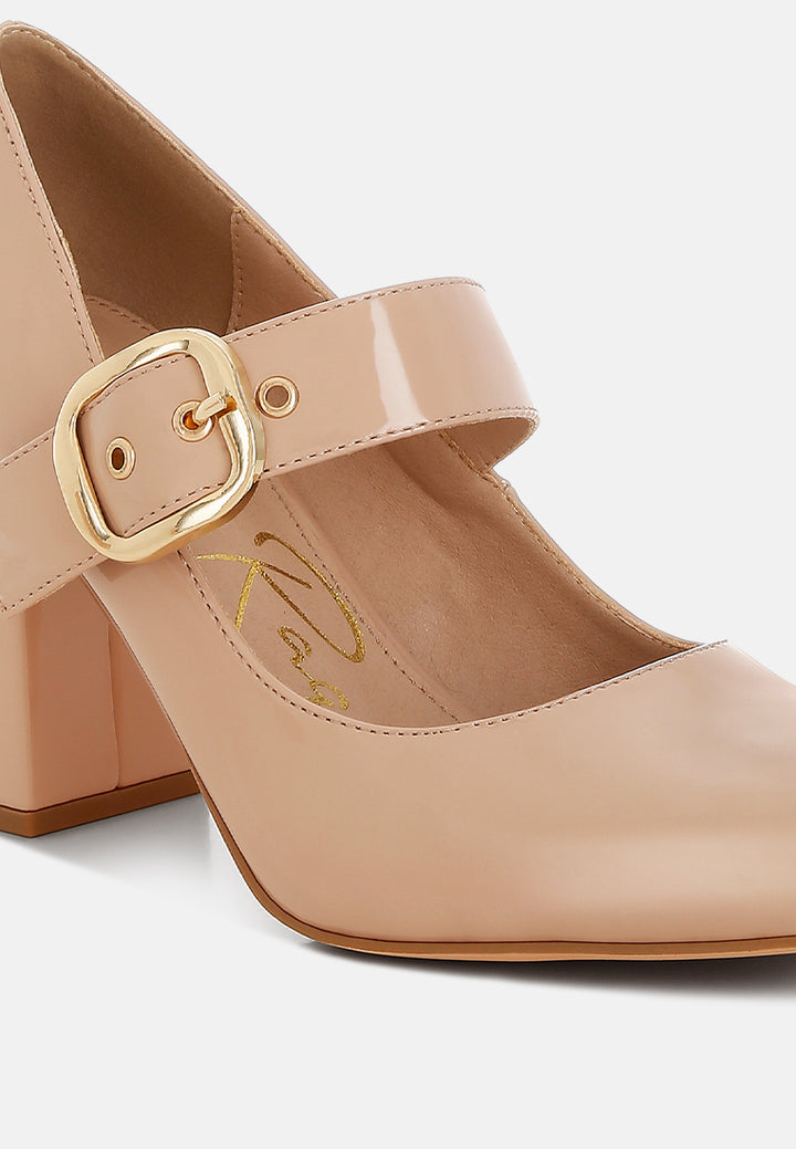 block heel mary jane sandals by mode#color_beige