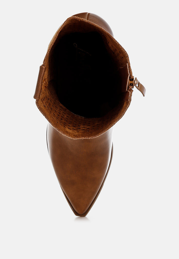 prosia woven cowboy boots by ft#color_tan