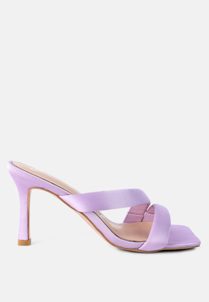 spice up cross strap heels sandals#color_purple