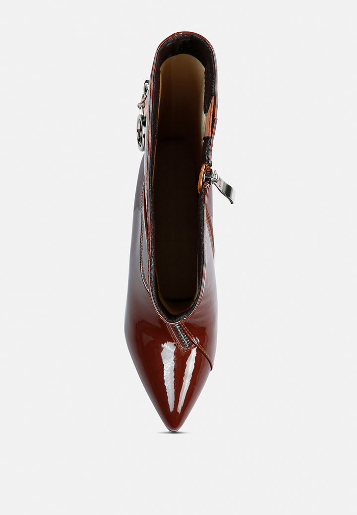Bota de pantorrilla con cremallera tsaroh#color_Tsn