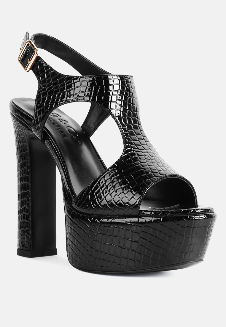 sandalias con aberturas de tacón alto croft croc#color_black