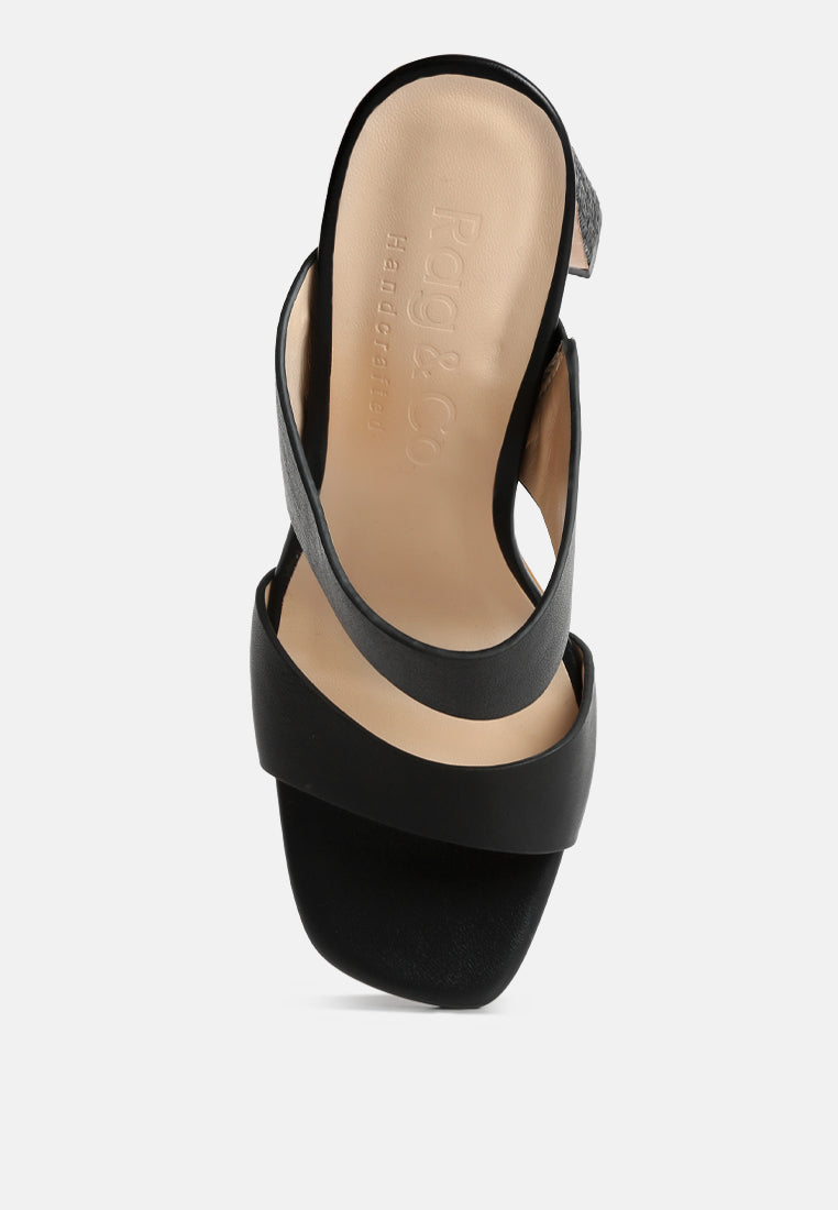 alodia Slim block heel sandals#color_black