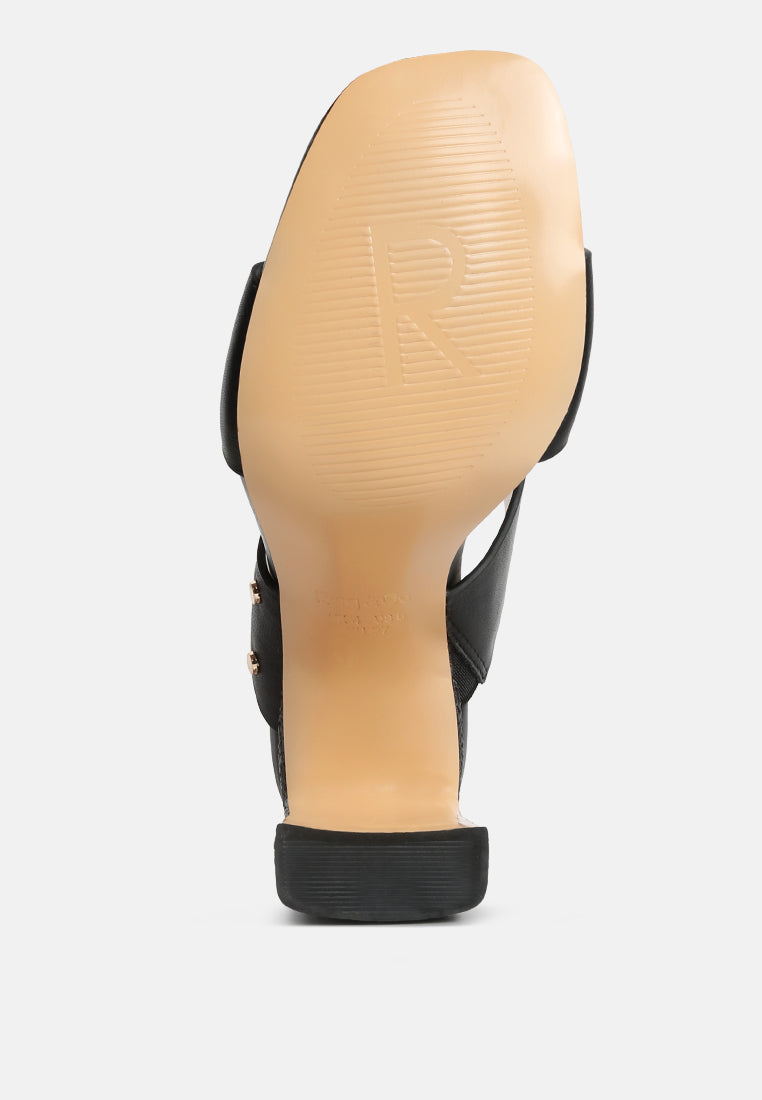 alodia Slim block heel sandals#color_black