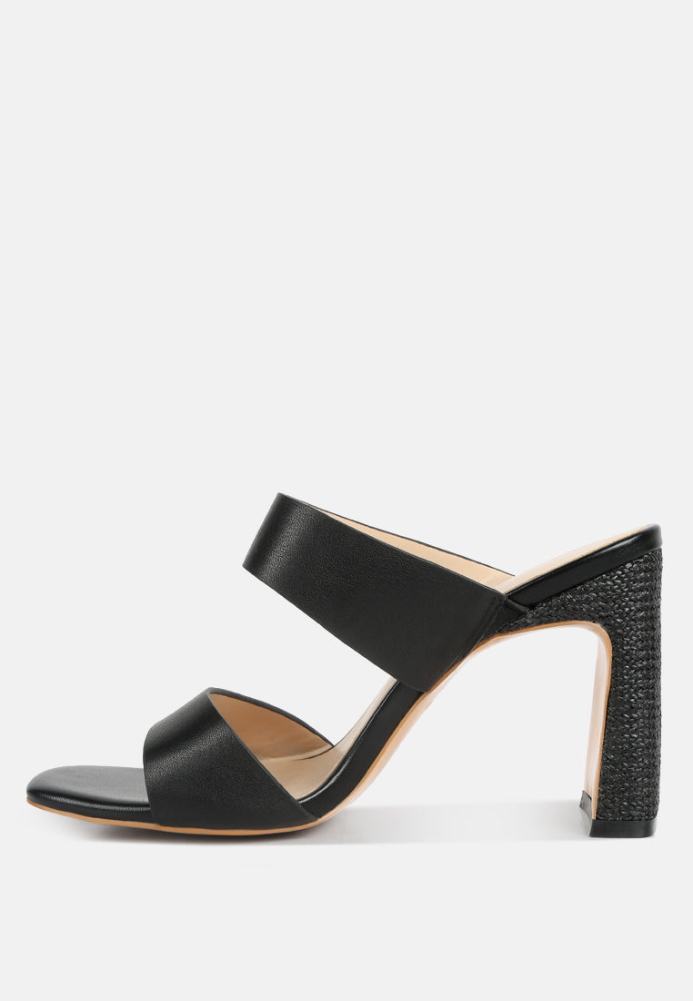 alodia Slim block heel sandals#color_black