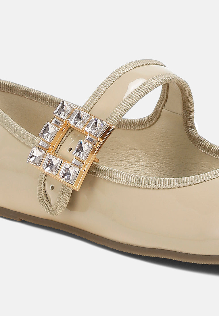 brooch mary jane sandals by rag#color_beige