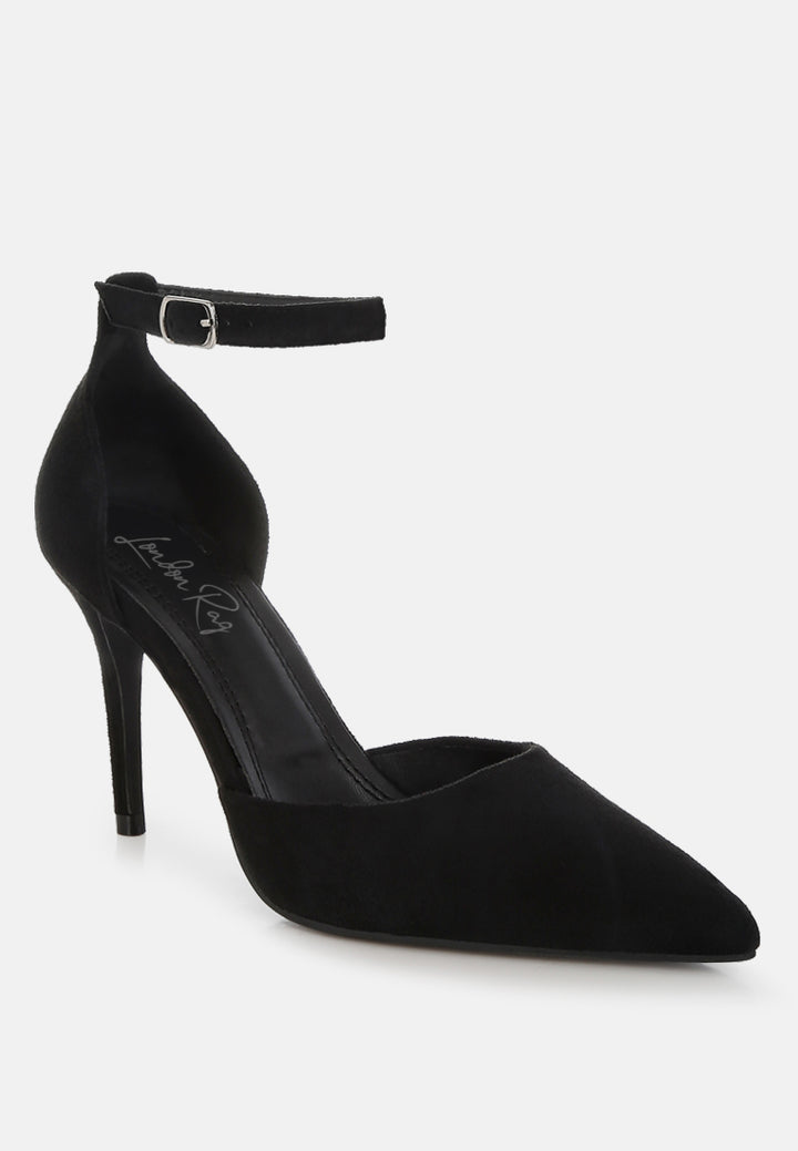 microfiber stiletto sandals by rag#color_black