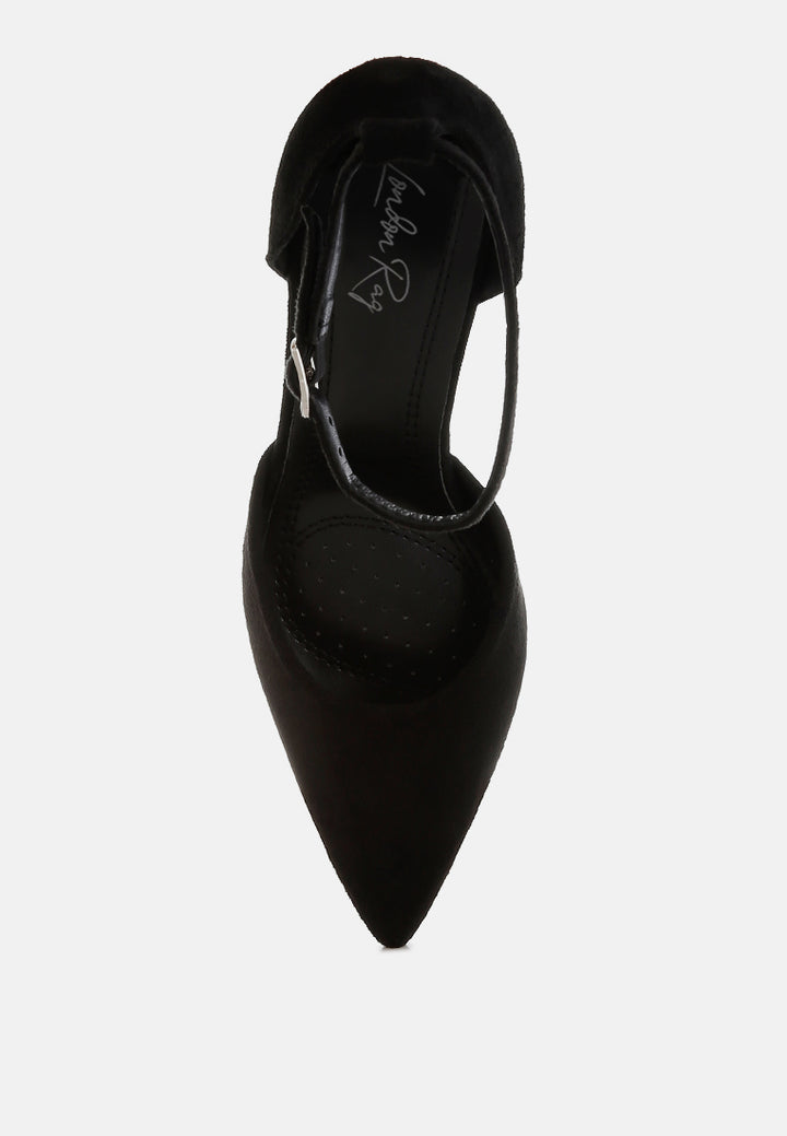 microfiber stiletto sandals by rag#color_black