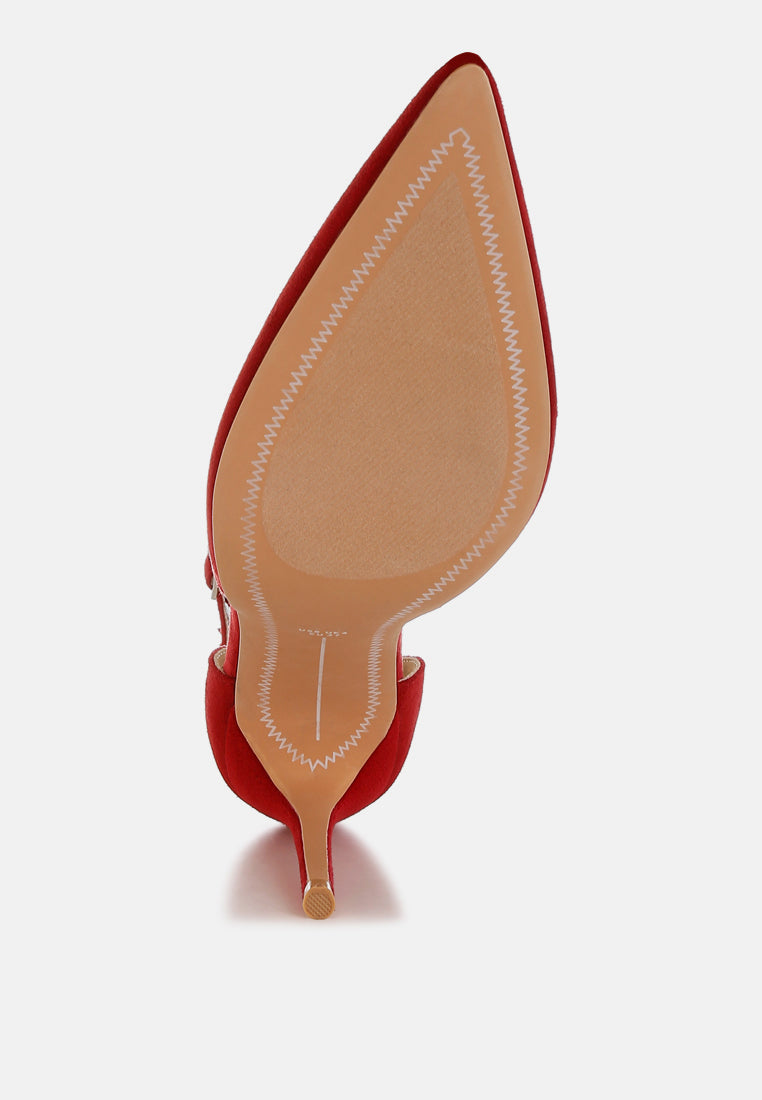 microfiber stiletto sandals by rag#color_red