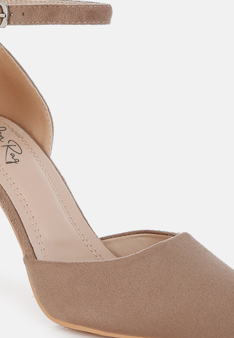 microfiber stiletto sandals by rag#color_taupe