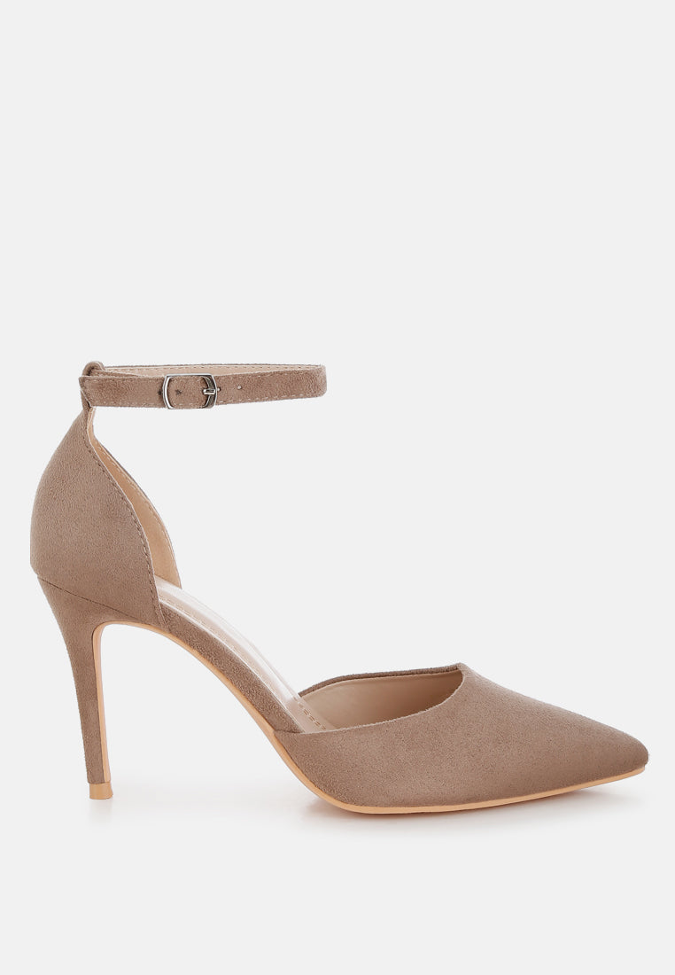 microfiber stiletto sandals by rag#color_taupe