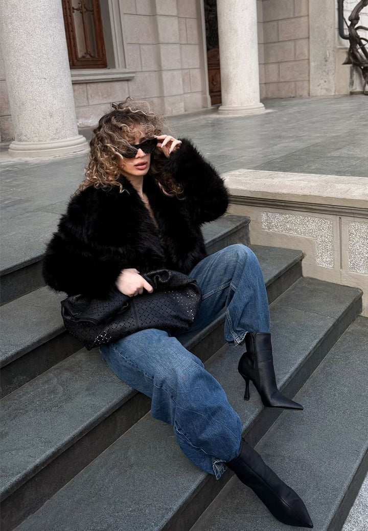 pleather pointed toe ankle boots by ruw#color_black