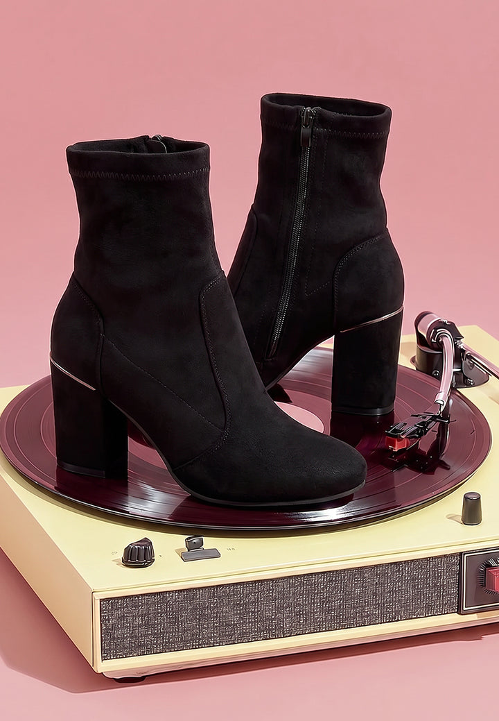 nidaros microfiber sock boots#color_black