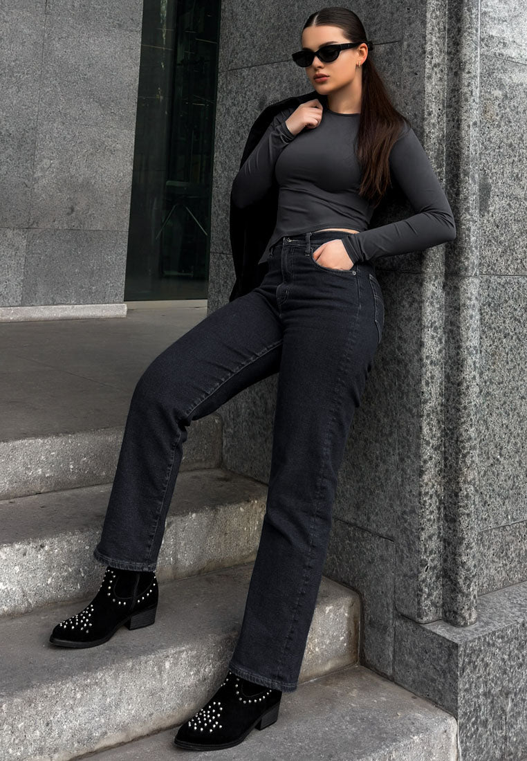 botas vaqueras adornadas con tachuelas hira#color_black