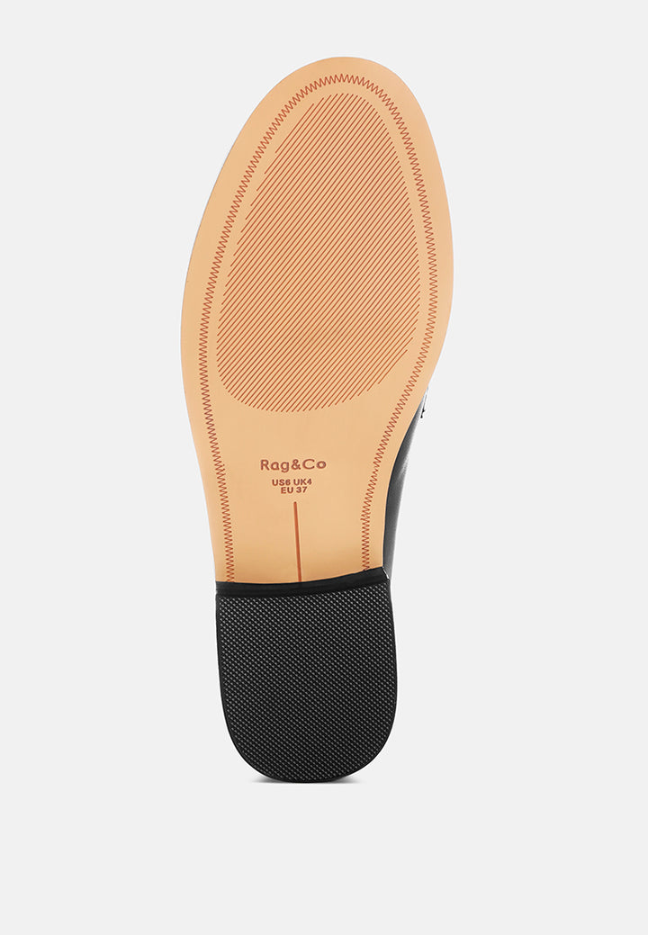 yelena real leather tassel loafers#color_black
