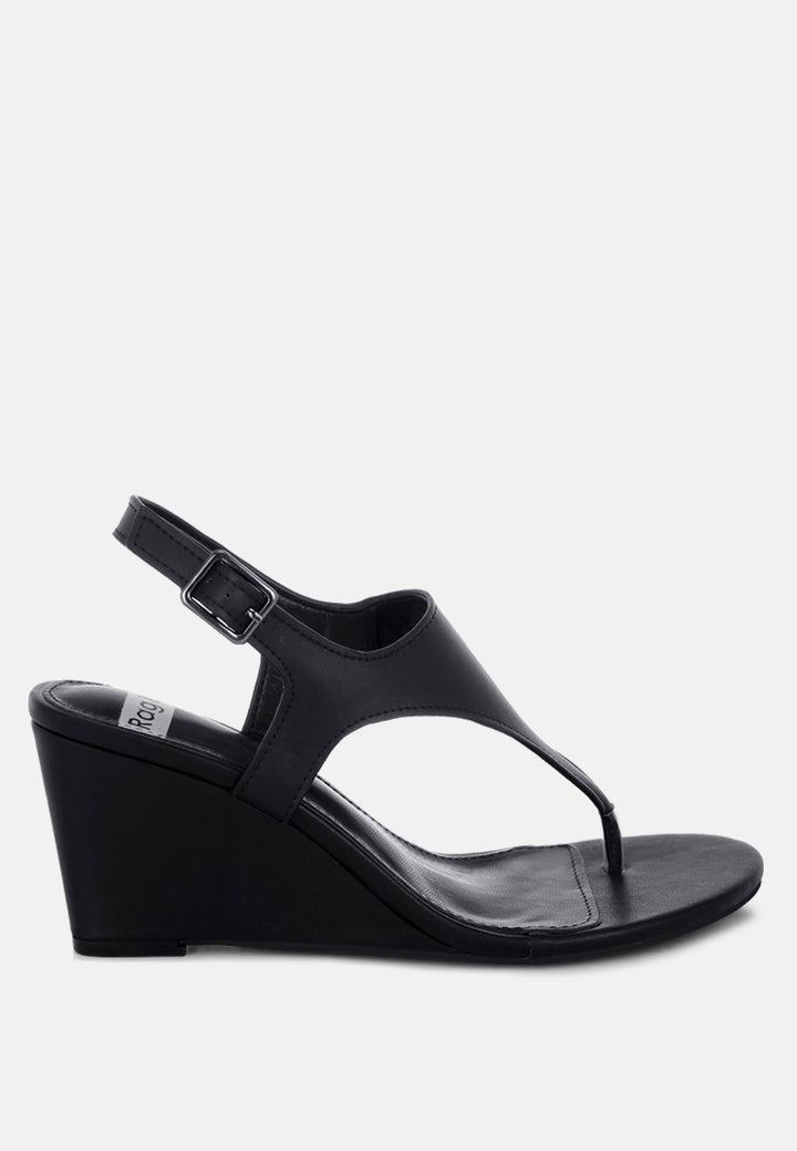 sandalias wami de piel auténtica con tacón de cuña#color_negro