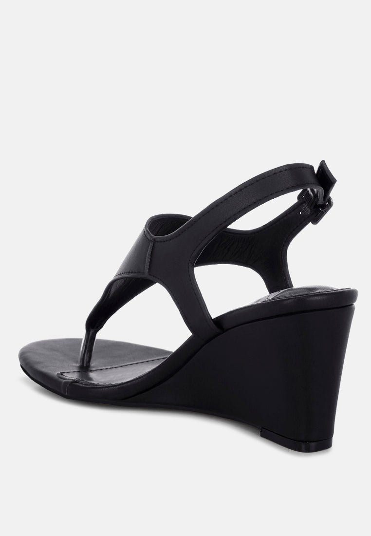 sandalias wami de piel auténtica con tacón de cuña#color_negro