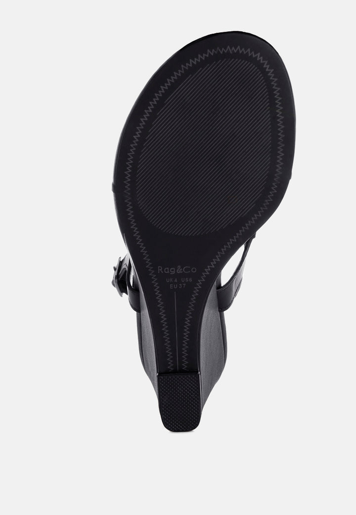 sandalias wami de piel auténtica con tacón de cuña#color_negro