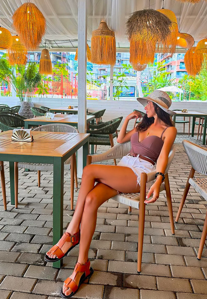 shayla gladiator flat sandals#color_tan