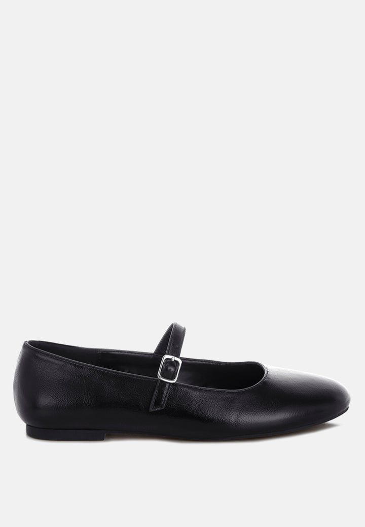 humbal mary jane flats#color_black-metallic-faux-leather