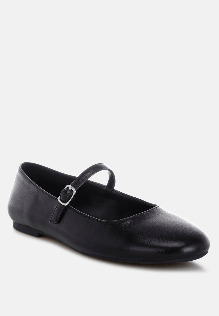 humbal mary jane flats#color_black-metallic-faux-leather
