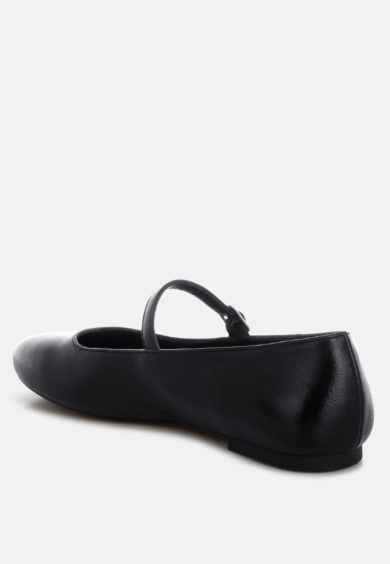 humbal mary jane flats#color_black-metallic-faux-leather