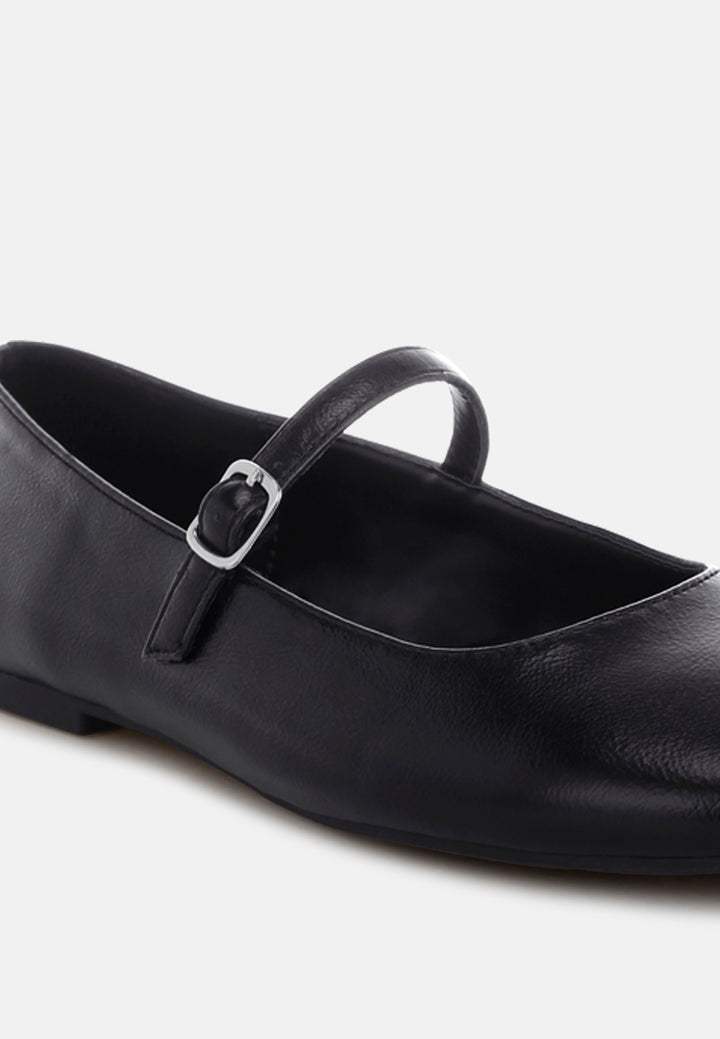 humbal mary jane flats#color_black-metallic-faux-leather