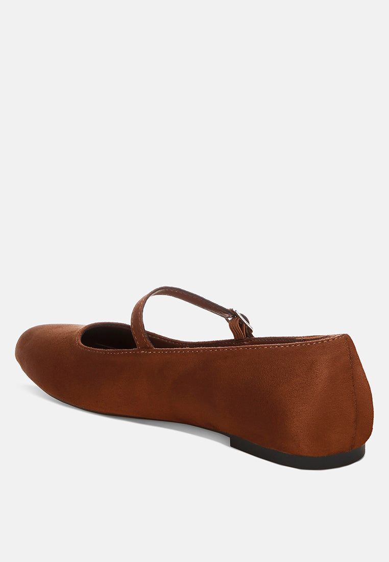 jobal mary jane ballet flats by motes#color_brown