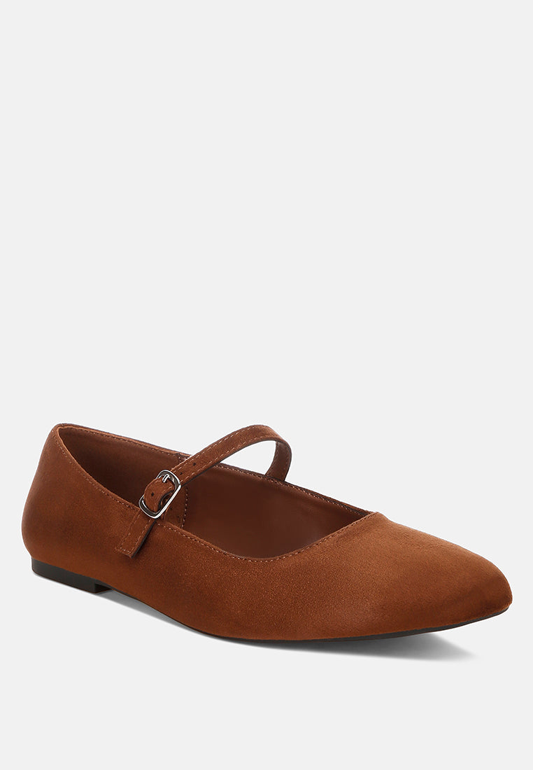 jobal mary jane ballet flats by motes#color_brown