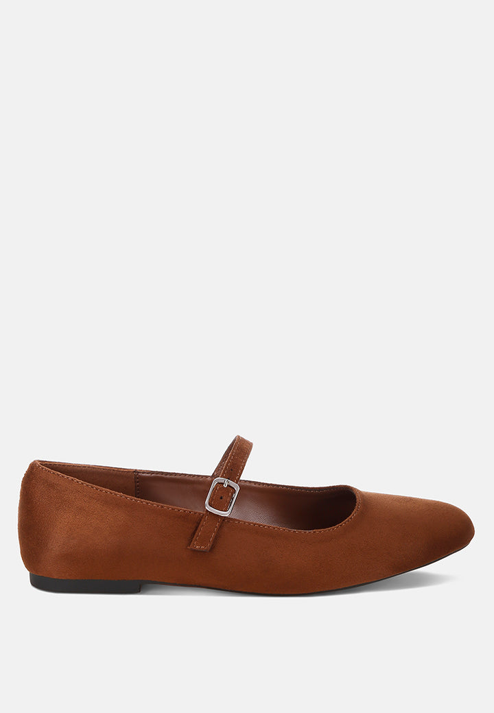 jobal mary jane ballet flats by motes#color_brown