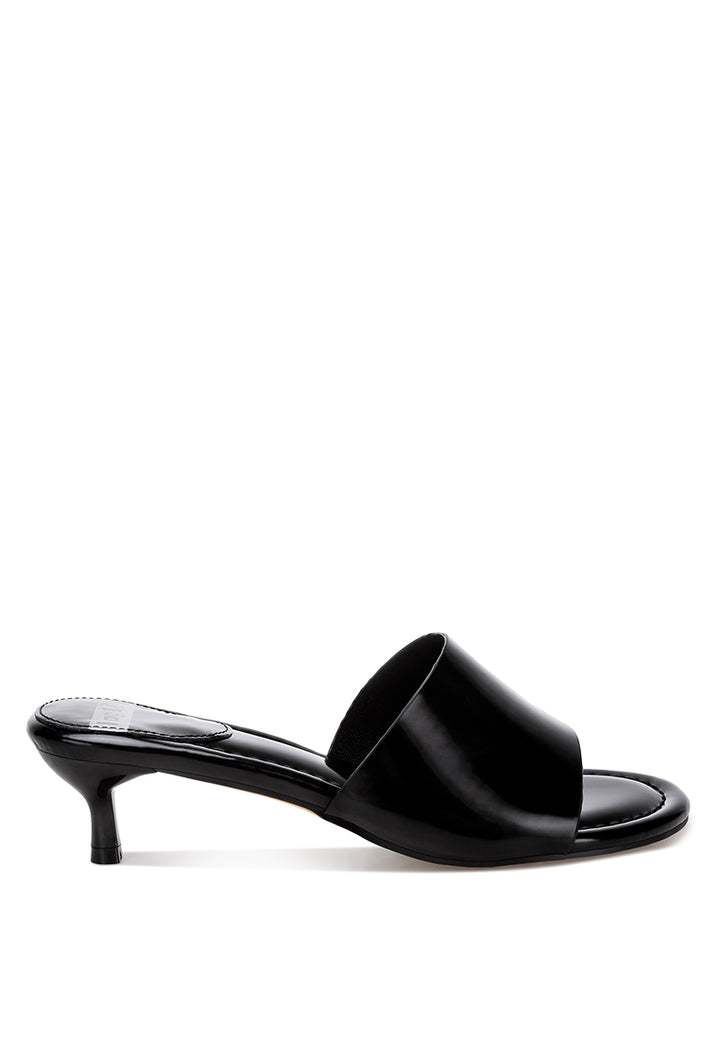 kitten heel sandals by ruw#color_black-patent-manmade-leather