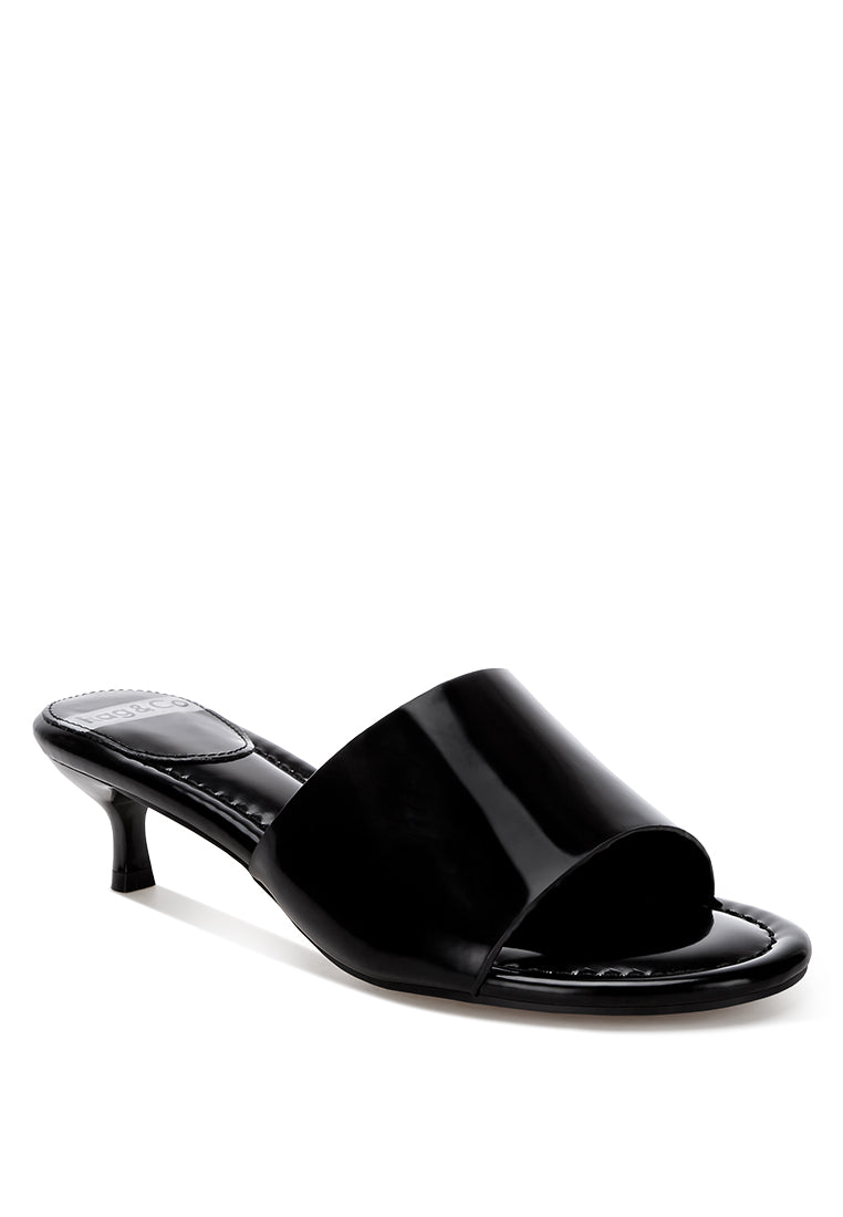 kitten heel sandals by ruw#color_black-patent-manmade-leather