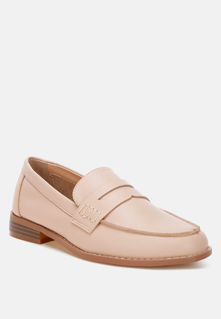 mocasines reiga con tacón bajo en bloque#color_beige