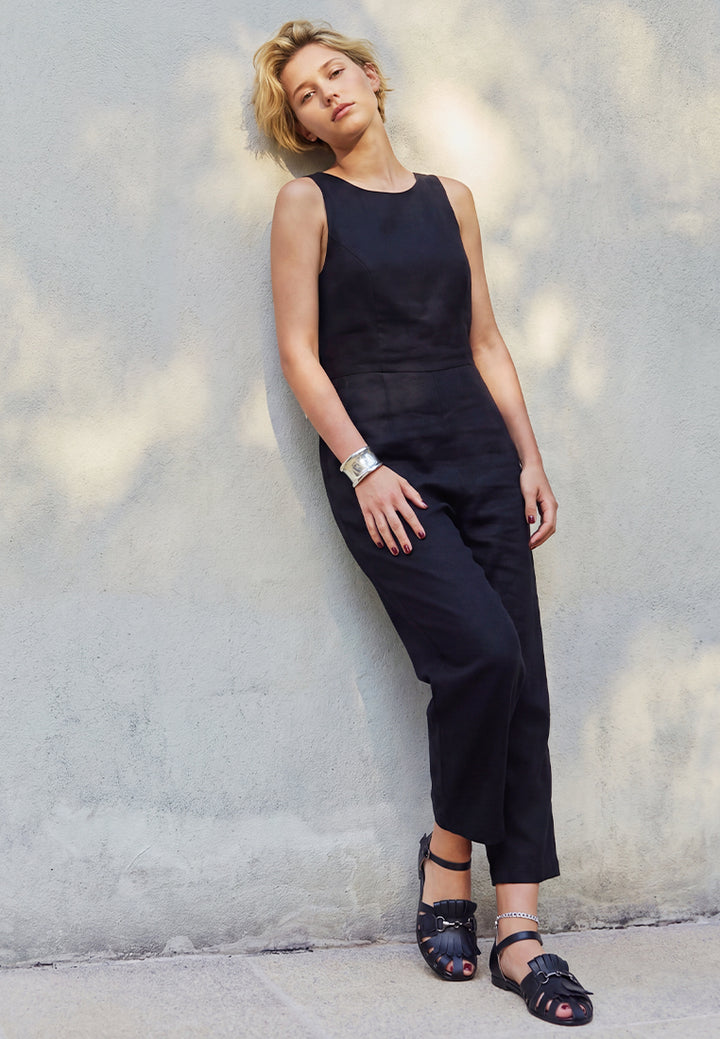 sandalias planas ramita horsebit flecos#color_negro
