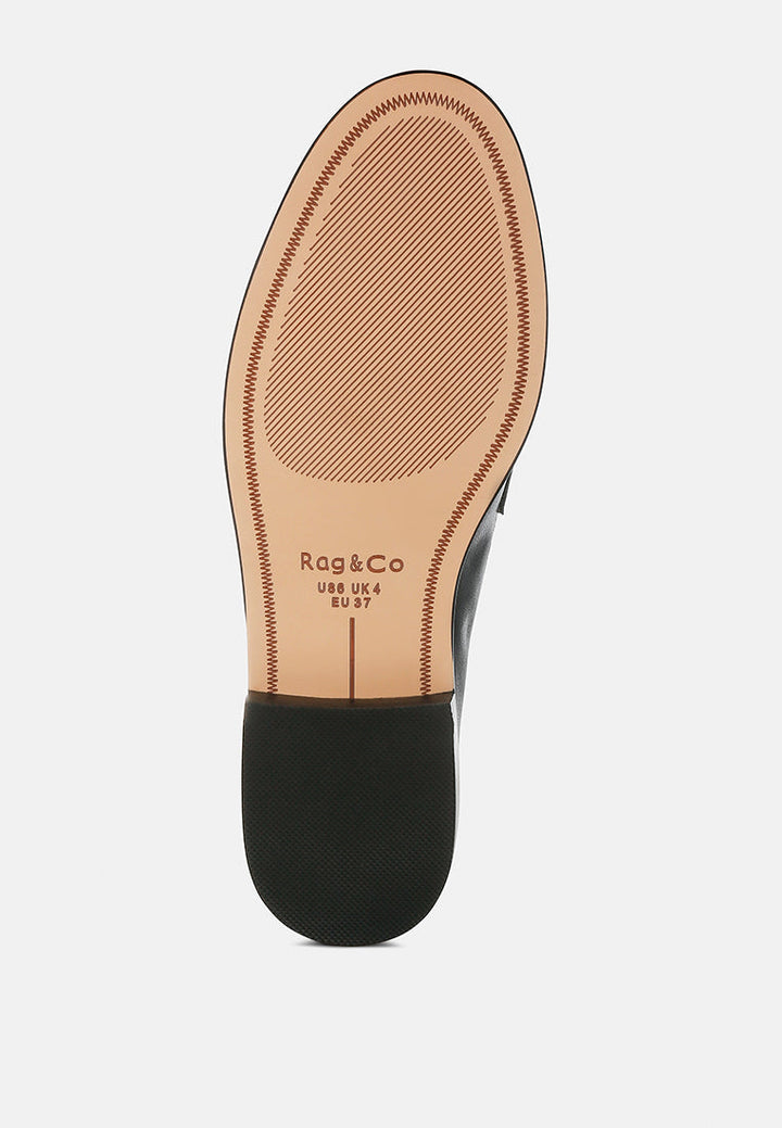 mocasines penny con adornos de tachuelas raisa#color_black