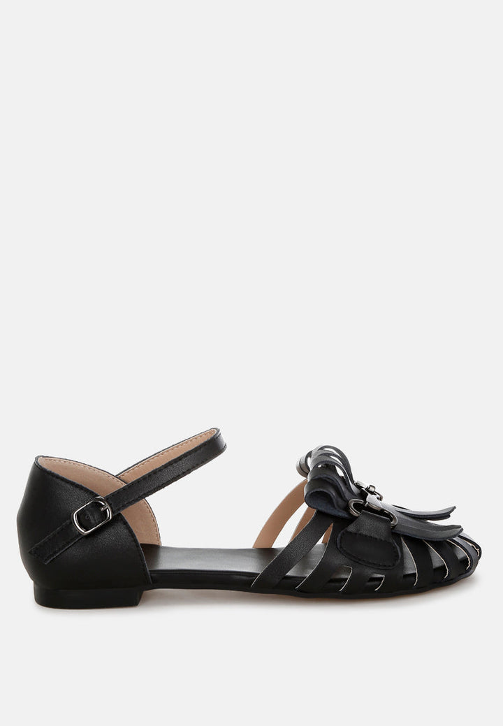 sandalias planas ramita horsebit flecos#color_negro