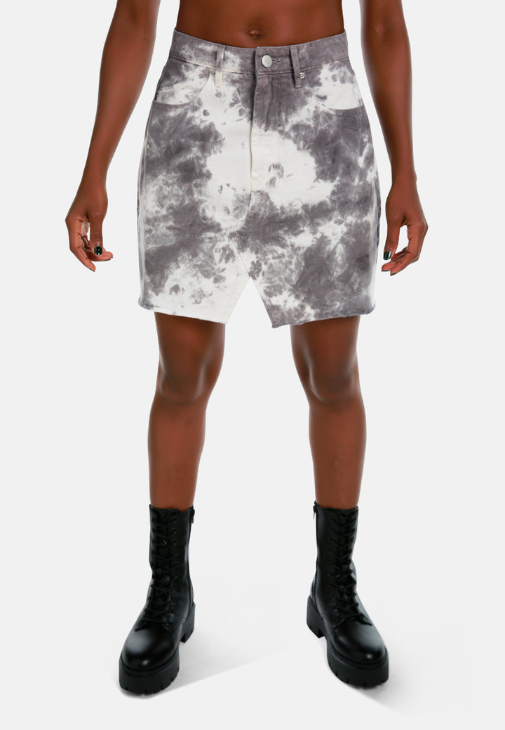 refreshing tie-dye skirt by ft#color_grey