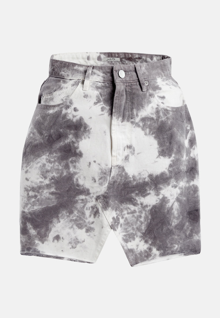 refreshing tie-dye skirt by ft#color_grey