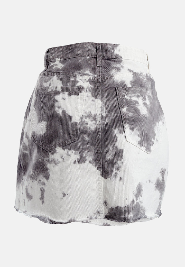 refreshing tie-dye skirt by ft#color_grey