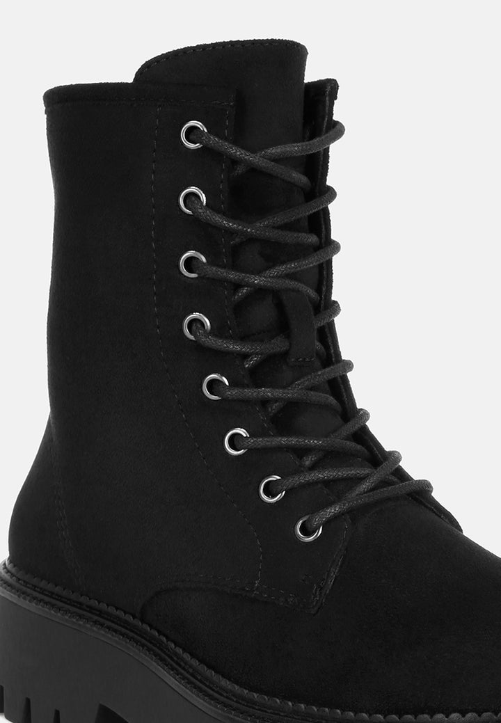 reginalda statement lace-up chunky boots#color_black-suede